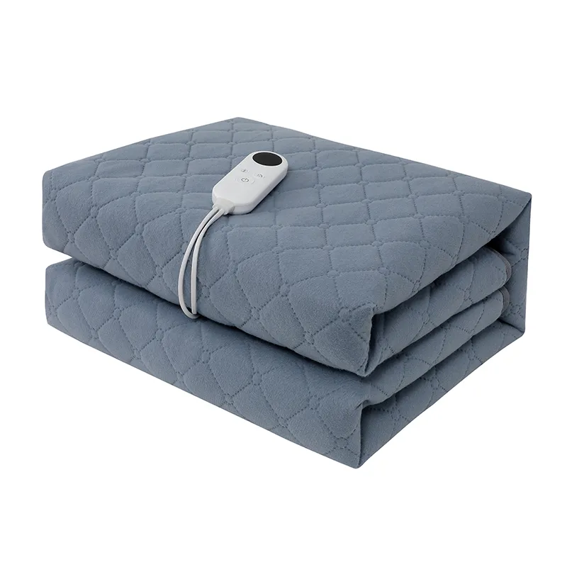 Blue Polyester Electric Under Blanket